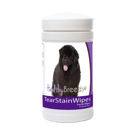 Healthy Breeds Newfoundland Tear Stain Wipes 840235152446